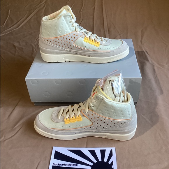 Nike Air Jordan 2 x Union LA Rattan DN3802-200 Men's Size 10.5 - Picture 4 of 7